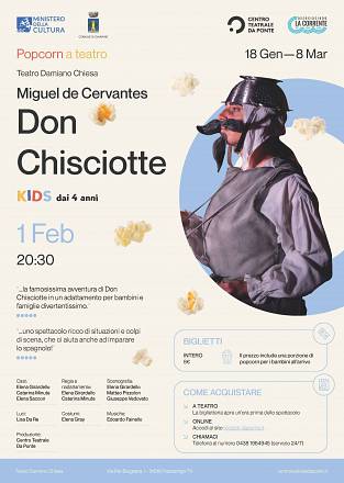 Don chisciotte - popcorn a teatro